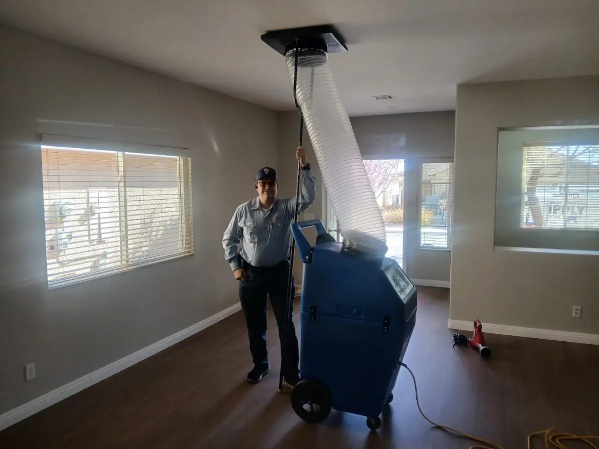 Professional Dryer Vent Cleaning work inside a Treasure Island home